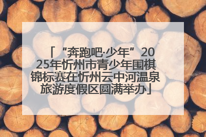 “奔跑吧·少年”2025年忻州市青少年围棋锦标赛在忻州云中河温泉旅游度假区圆满举办