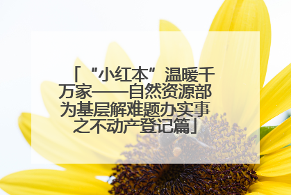 “小红本”温暖千万家——自然资源部为基层解难题办实事之不动产登记篇