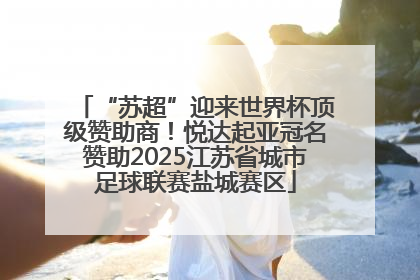 “苏超”迎来世界杯顶级赞助商！悦达起亚冠名赞助2025江苏省城市足球联赛盐城赛区