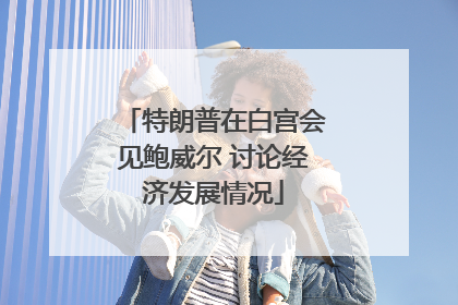 特朗普在白宫会见鲍威尔 讨论经济发展情况