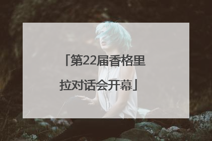第22届香格里拉对话会开幕