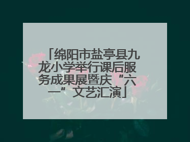 绵阳市盐亭县九龙小学举行课后服务成果展暨庆“六一”文艺汇演
