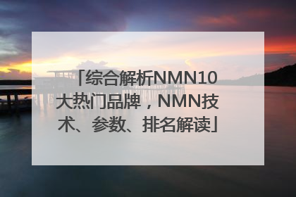 综合解析NMN10大热门品牌，NMN技术、参数、排名解读