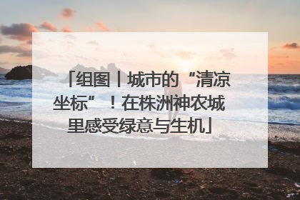组图丨城市的“清凉坐标”！在株洲神农城里感受绿意与生机