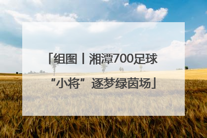 组图丨湘潭700足球“小将”逐梦绿茵场