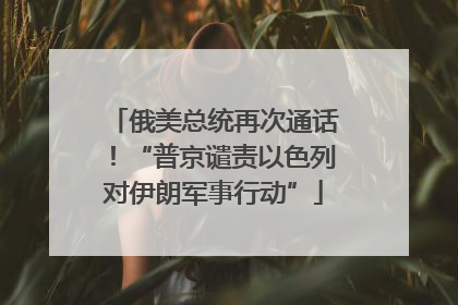 俄美总统再次通话！“普京谴责以色列对伊朗军事行动”