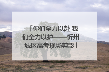 你们全力以赴 我们全力以护——忻州城区高考现场剪影