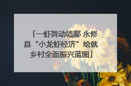 一虾舞动赣鄱 永修县“小龙虾经济”绘就乡村全面振兴蓝图