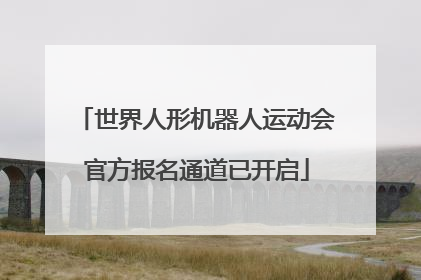 世界人形机器人运动会官方报名通道已开启