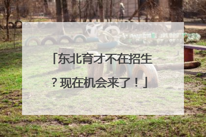 东北育才不在招生？现在机会来了！