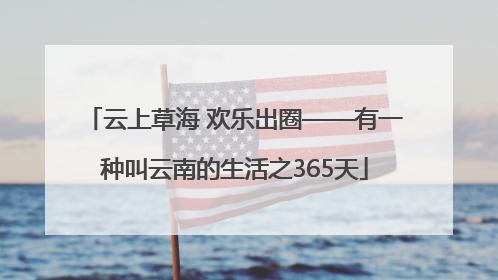云上草海 欢乐出圈——有一种叫云南的生活之365天
