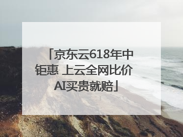 京东云618年中钜惠 上云全网比价 AI买贵就赔