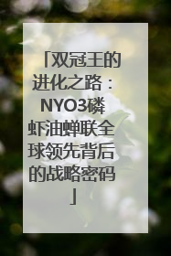 双冠王的进化之路：NYO3磷虾油蝉联全球领先背后的战略密码