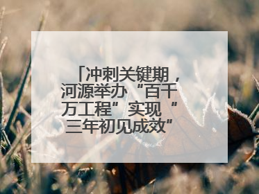 冲刺关键期，河源举办“百千万工程”实现“三年初见成效”专题培训班