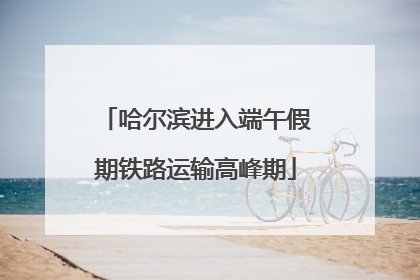 哈尔滨进入端午假期铁路运输高峰期