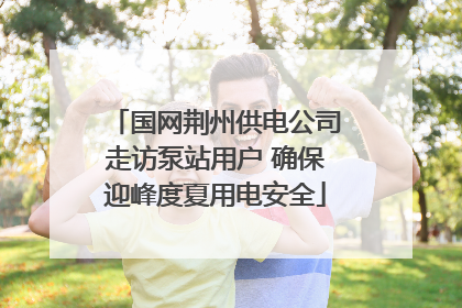 国网荆州供电公司走访泵站用户 确保迎峰度夏用电安全