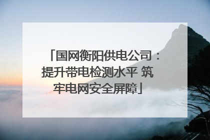 国网衡阳供电公司：提升带电检测水平 筑牢电网安全屏障