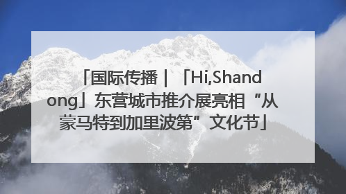 国际传播｜「Hi,Shandong」东营城市推介展亮相“从蒙马特到加里波第”文化节