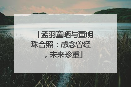 孟羽童晒与董明珠合照：感念曾经，未来珍重