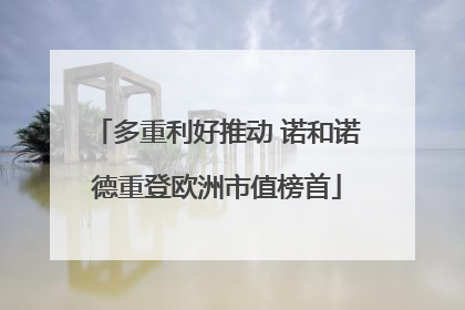 多重利好推动 诺和诺德重登欧洲市值榜首
