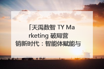 天禹数智 TY Marketing 破局营销新时代：智能体赋能与人才培育双轮驱动