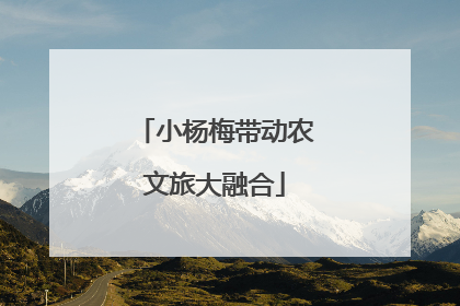 小杨梅带动农文旅大融合