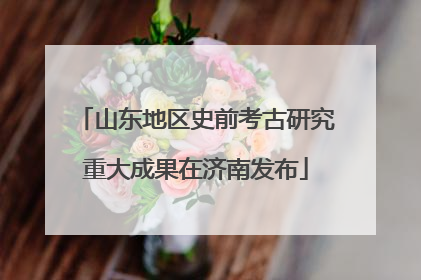 山东地区史前考古研究重大成果在济南发布
