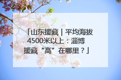 山东援藏｜平均海拔4500米以上：淄博援藏“高”在哪里？