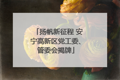 扬帆新征程 安宁高新区党工委、管委会揭牌