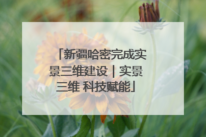 新疆哈密完成实景三维建设｜实景三维 科技赋能
