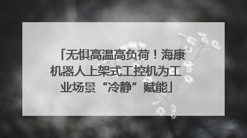 无惧高温高负荷！海康机器人上架式工控机为工业场景“冷静”赋能