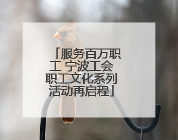 服务百万职工 宁波工会职工文化系列活动再启程