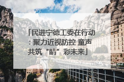 民进宁德工委在行动：聚力近视防控 童声共筑“睛”彩未来