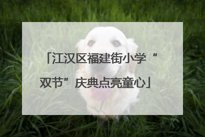 江汉区福建街小学“双节”庆典点亮童心