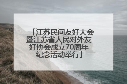 江苏民间友好大会暨江苏省人民对外友好协会成立70周年纪念活动举行