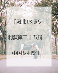 河北13项专利获第二十五届中国专利奖