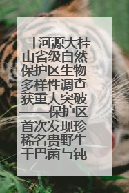 河源大桂山省级自然保护区生物多样性调查获重大突破——保护区首次发现珍稀名贵野生干巴菌与钝尾两头蛇