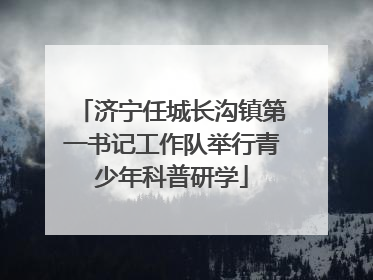 济宁任城长沟镇第一书记工作队举行青少年科普研学