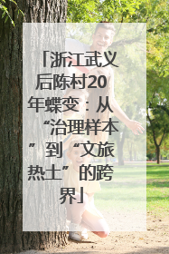 浙江武义后陈村20年蝶变：从“治理样本”到“文旅热土”的跨界