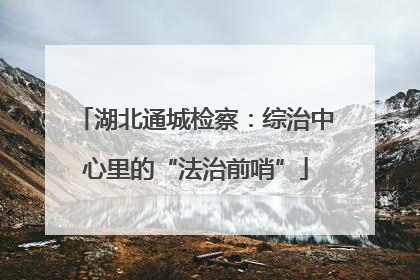 湖北通城检察：综治中心里的“法治前哨”