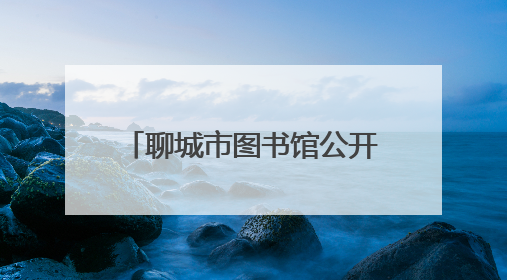 聊城市图书馆公开招募暑假志愿者