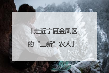 走近宁夏金凤区的“三新”农人