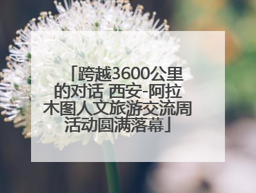 跨越3600公里的对话 西安-阿拉木图人文旅游交流周活动圆满落幕