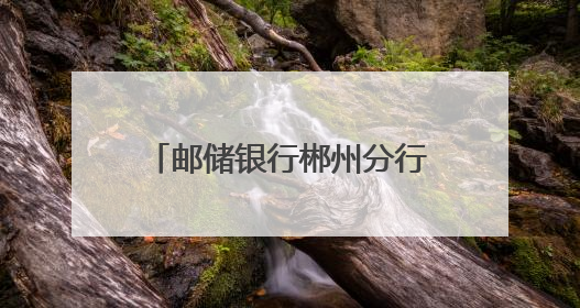 邮储银行郴州分行：暖心服务零距离 金融为民显担当