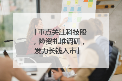 重点关注科技股，险资扎堆调研，发力长钱入市