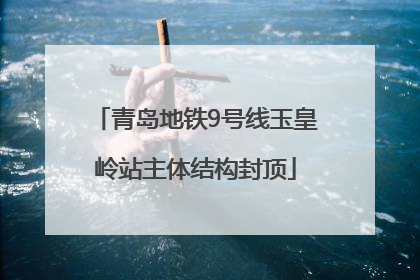 青岛地铁9号线玉皇岭站主体结构封顶