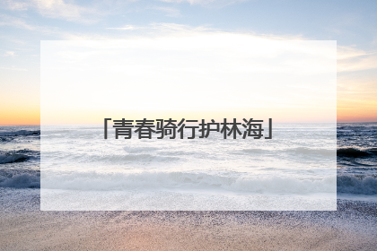 青春骑行护林海