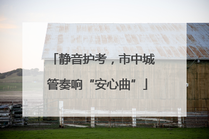 静音护考，市中城管奏响“安心曲”