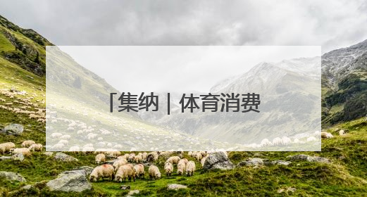 集纳｜体育消费江苏观察组稿