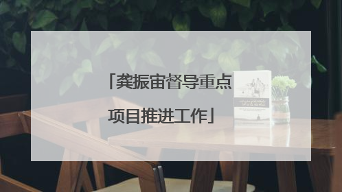 龚振宙督导重点项目推进工作